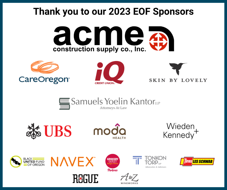 EOF 2023 Sponsor logos