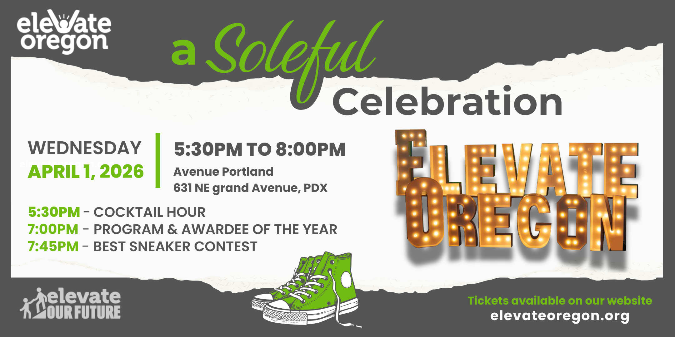 Soleful Celebration Gala Invitation Banner